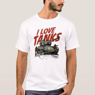 Camiseta I Love Tanks