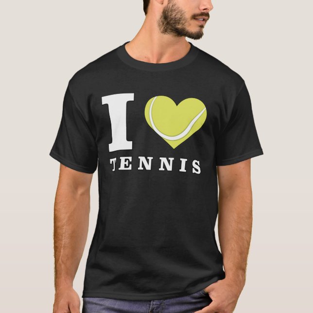 Camiseta I Love Tennis (Frente)