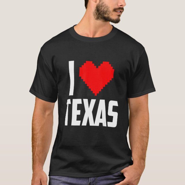 Camiseta I love Texas (Frente)
