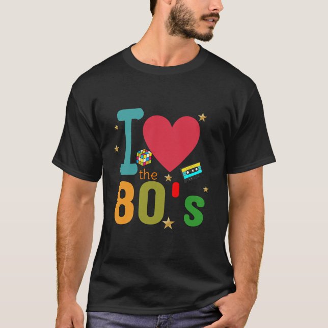 Camiseta I love the 80's (Frente)