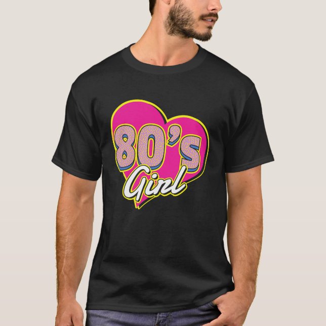 Camiseta I Love The 80s For all who Love 80s (Frente)