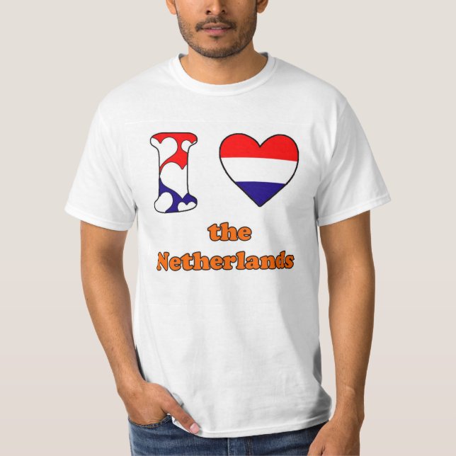 Camiseta I love the Netherlands (Frente)