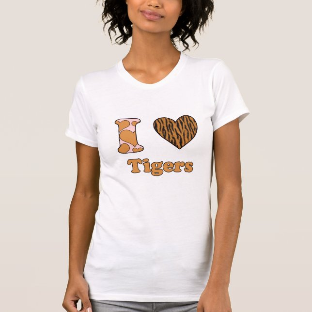 Camiseta I love tigers (Frente)