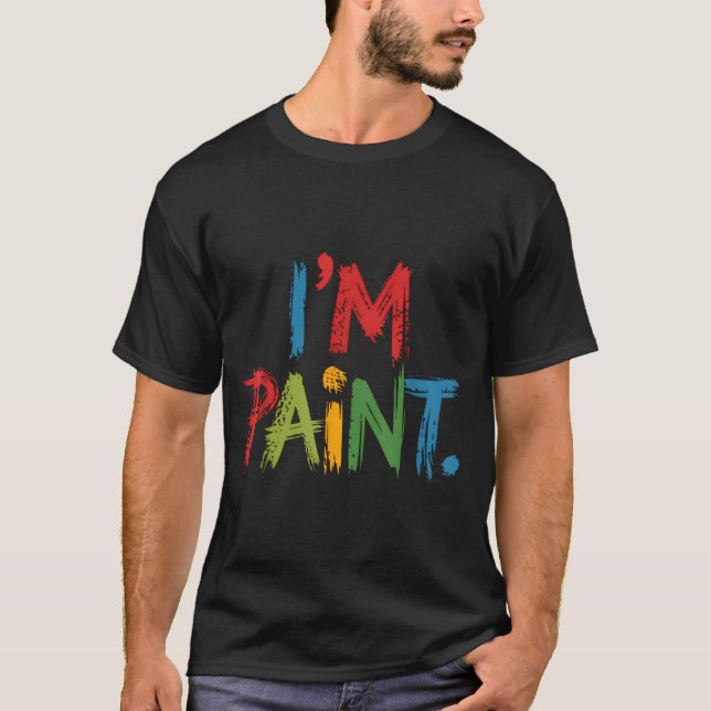 Camiseta I Love To Finger Paint I'm Paint Funny Couple Vale (Frente)