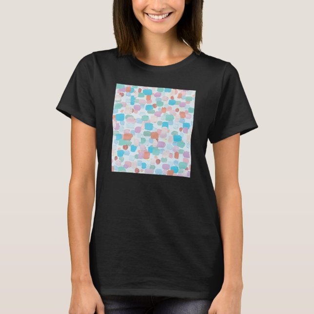 Camiseta I Love To Paint Aesthetic Pastel Paint Brush Strok (Frente)