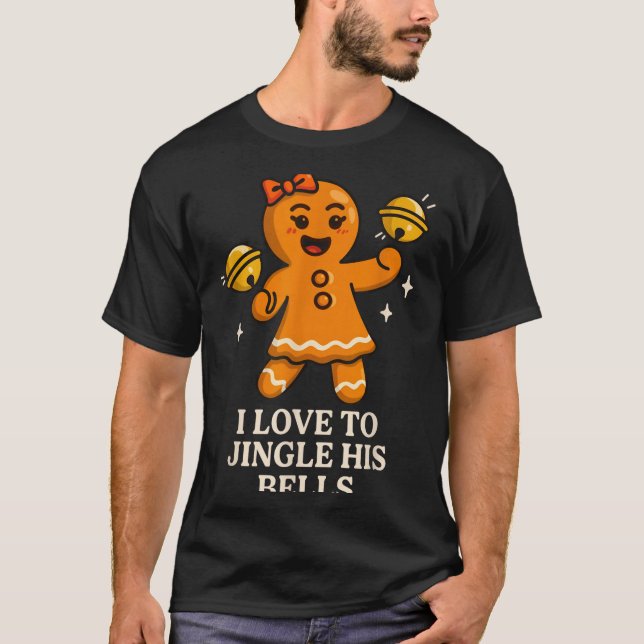 Camiseta I Love To Stuff Her Stocking Matching Jingle His B (Frente)
