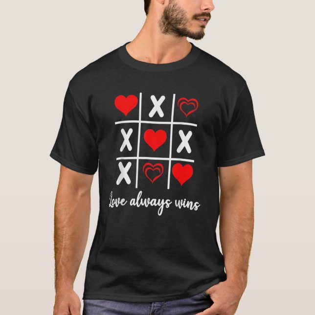 Camiseta I Love U Heart Couple Matching Valentines Day Xoxo (Frente)