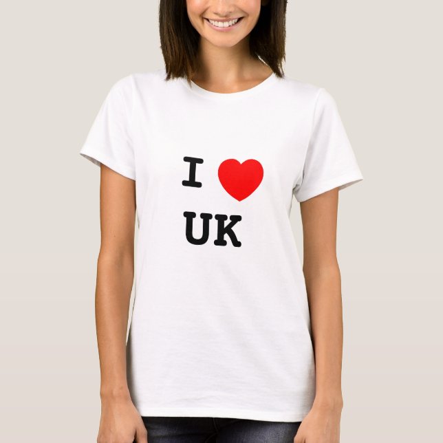 CAMISETA I LOVE UK (Frente)