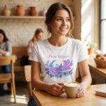 Camiseta I love Ukraine. Petrikivka art watercolours<br><div class="desc">I love Ukraine. Petrikivka art watercolours. Signed by Ukrainian artist.</div>