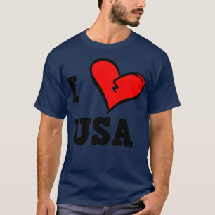 Camiseta I Love USA
