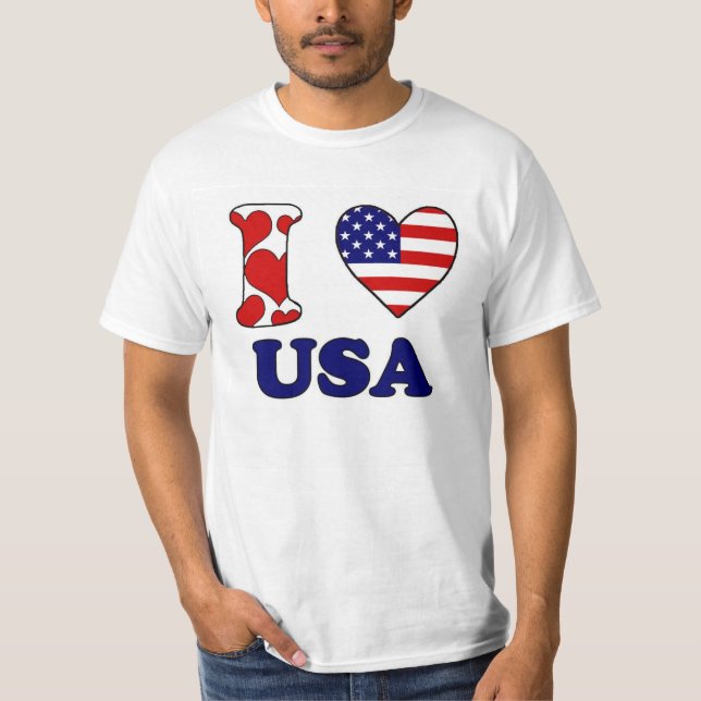 Camiseta I love USA (Frente)