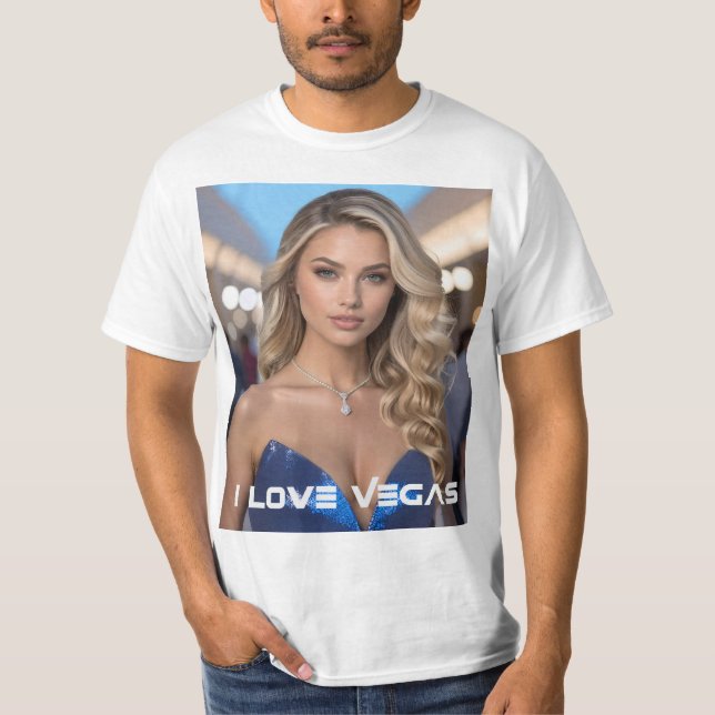 CAMISETA I LOVE VEGAS (Frente)
