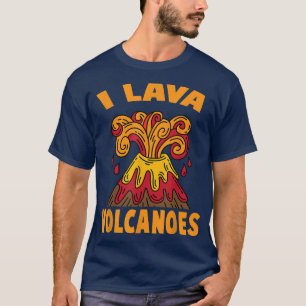 Camiseta I Love Volcanoes Geologist Science Geology