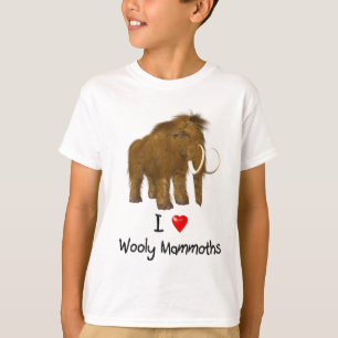 Camiseta "I Love Wooly Mammoths" Wooly Mammoth