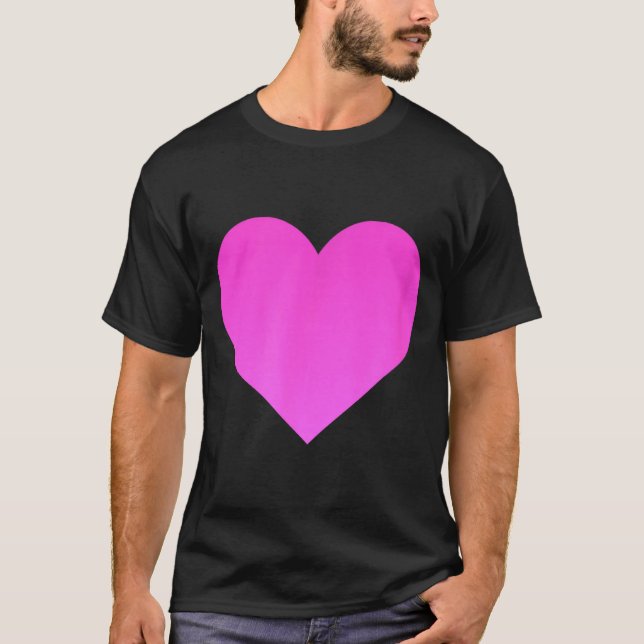 Camiseta I Love You Nk Purple Heart Valentines Day Emotico  (Frente)