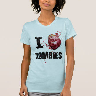 Camiseta I love zombies