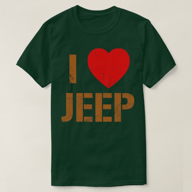 Camiseta I LoveVintage Dark Dourado Text (Frente do Design)