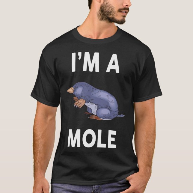 Camiseta I m A MOLE   MOLE (Frente)