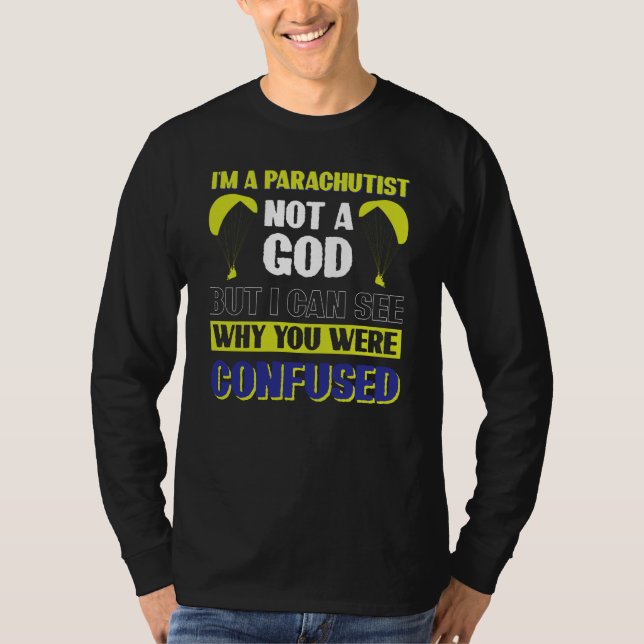 Camiseta I´m A Parachutist Not A God (Frente)