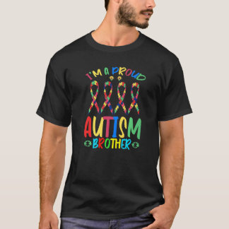Camiseta I M A Proud Brother Autism Awareness Warrior Autis