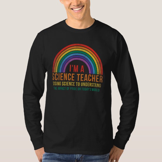 Camiseta I m A Science Teacher Usin Science To Understand T (Frente)