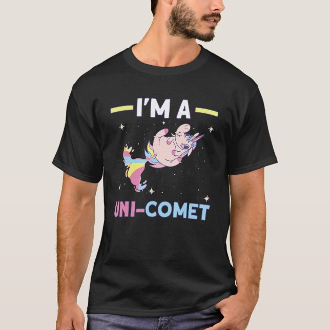 Camiseta I M A Uni Comet Comet Unicorn (Frente)
