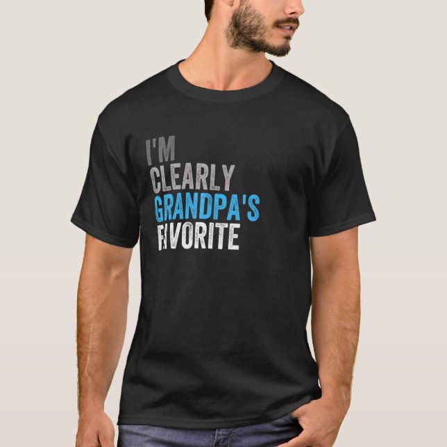 Camiseta I m Clearly Grandpau2019s Favorite Family Daughter (Frente)