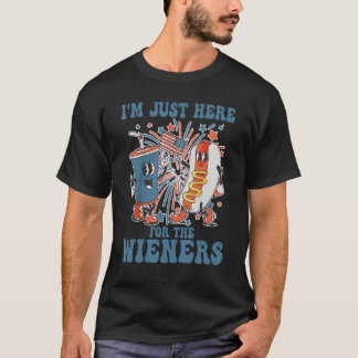 Camiseta I m Just Here For The Wieners  4th Of July