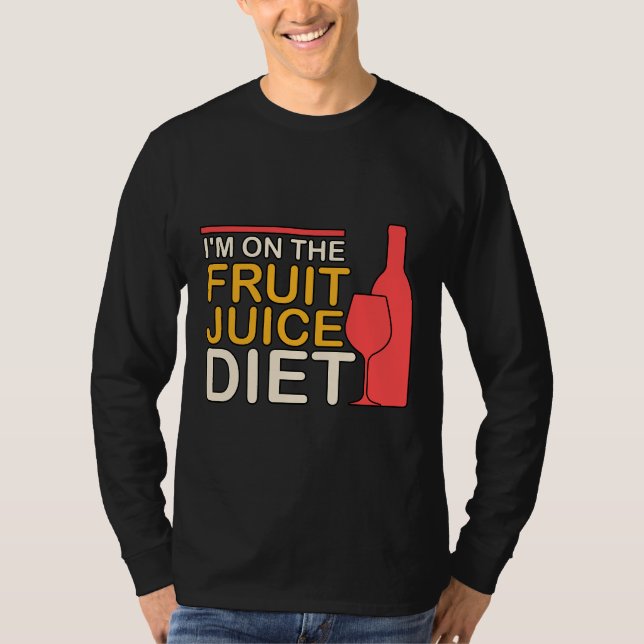 Camiseta I M Na Fruta De Suco De Vinho 72 (Frente)