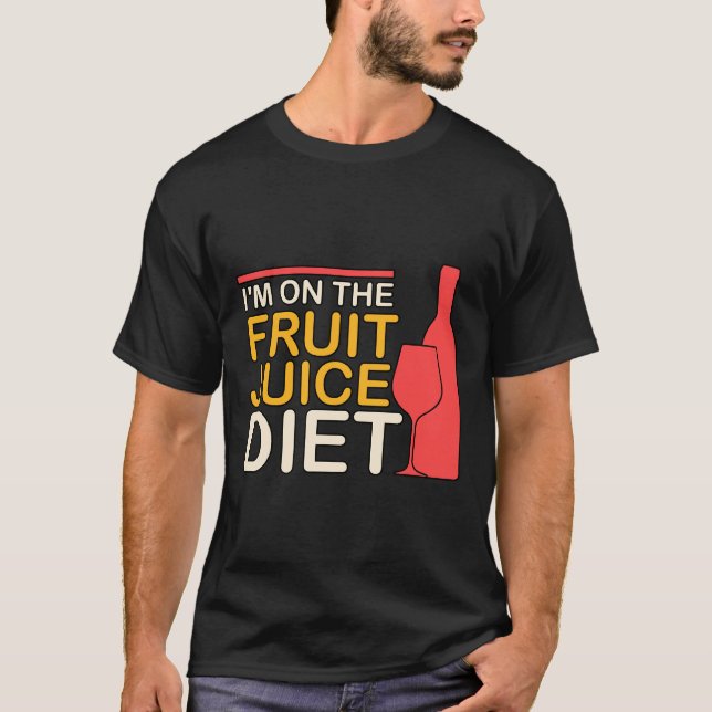 Camiseta I M Na Fruta De Suco De Vinho 72 (Frente)