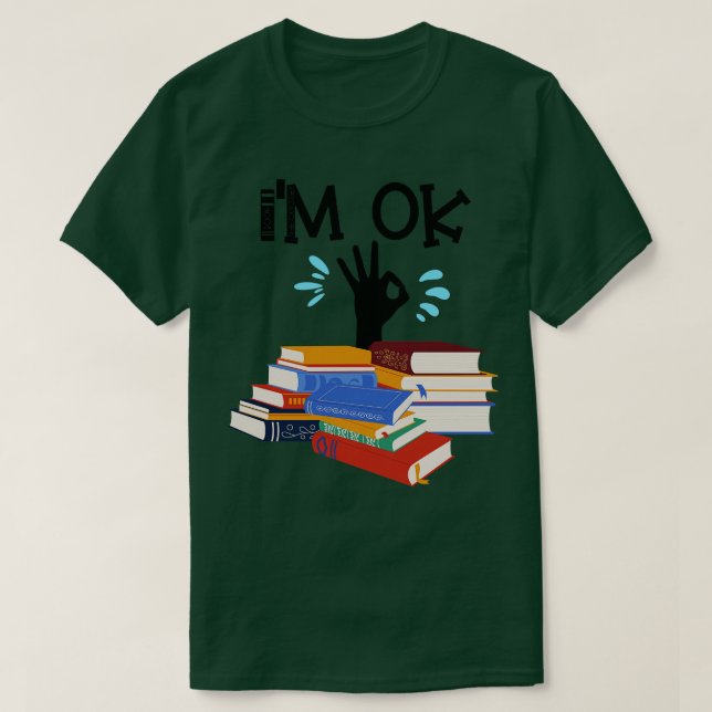 Camiseta I m Ok Livro 7 (Frente do Design)