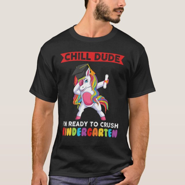 Camiseta I m ready to crush kindergarten kindergarte gradua (Frente)