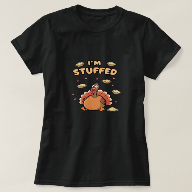 CAMISETA I’M STUFFED (Frente do Design)