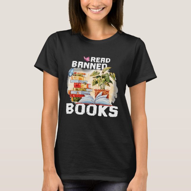 Camiseta I m with The Banned Books I Read Banned Books   6 (Frente)