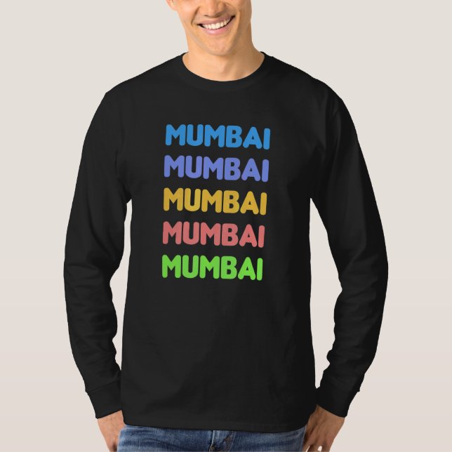 Camiseta I Miss You So Much My Beautiful City Mumbai in Ind (Frente)
