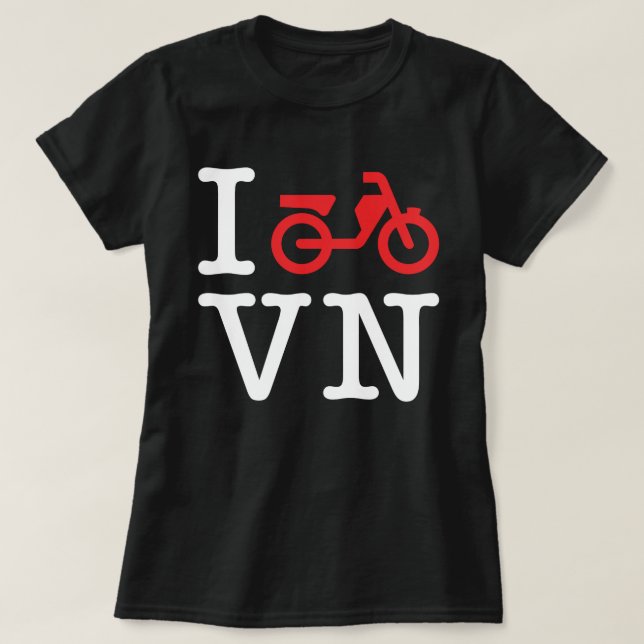 Camiseta I Motorbike Vietnam (Frente do Design)