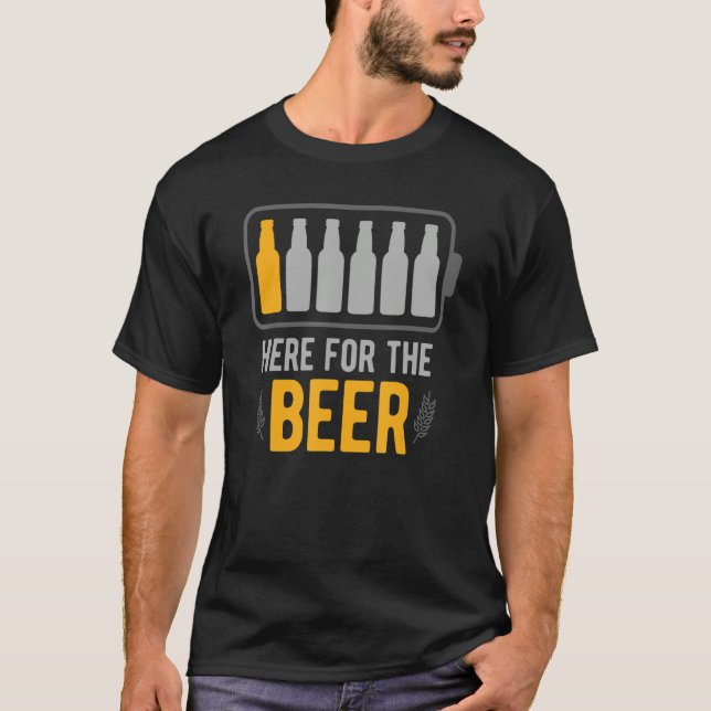 Camiseta I Need Beer, Funny Beer  , Funny Drinking Party (Frente)
