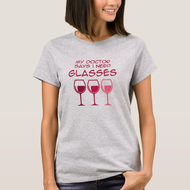 Camiseta I need glasses (Frente)