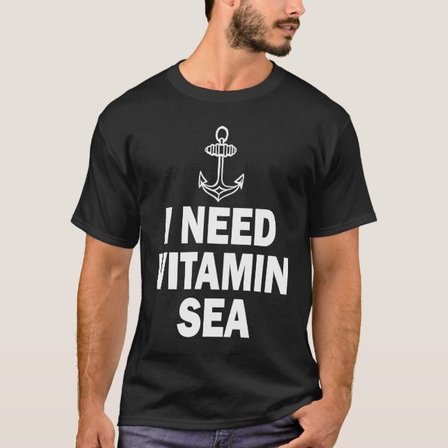 Camiseta I Need Vitamin Sea (Frente)