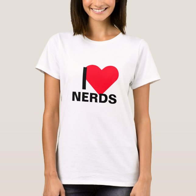 Camiseta I Nerd do coração (Frente)