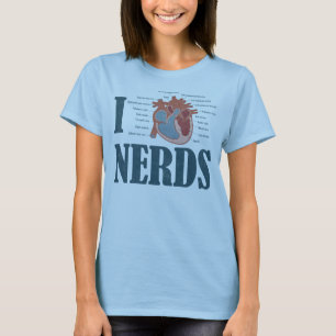 Camiseta I NERD do coração
