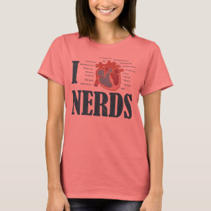 Camiseta I NERD do coração