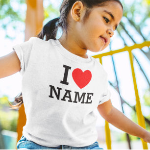 Camiseta I Nome do Coração