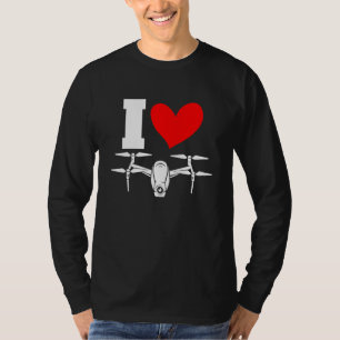 Camiseta I Operat De Controle Remoto De Quadros De Drone Ca