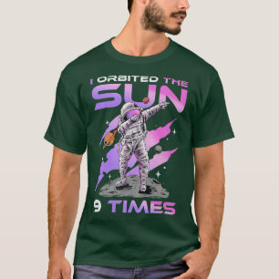 Camiseta I Orbited The Sun 9 Times, 9th Birthday Astronaut