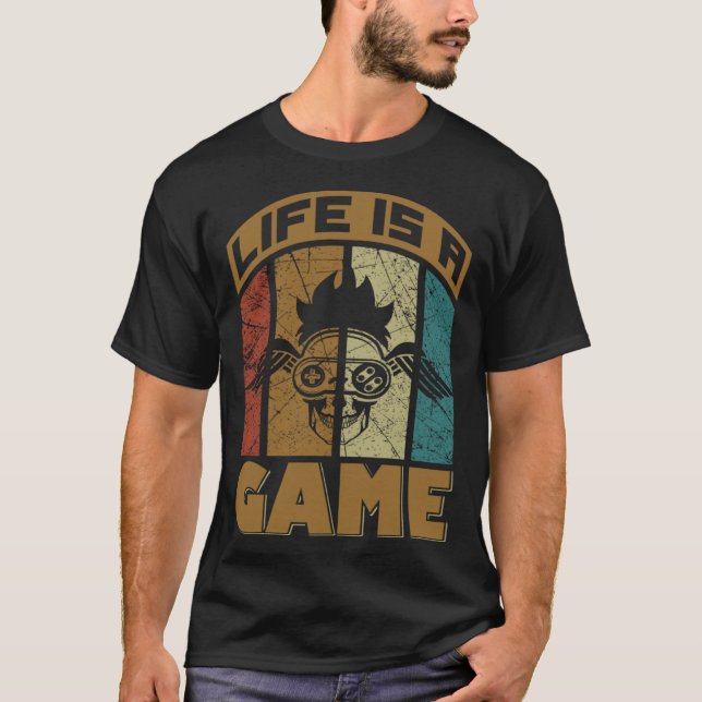 Camiseta I Paused This Game To Be Here You re Welcome Retro (Frente)