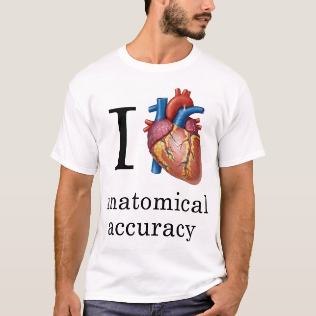 Camiseta I Precisão Anatômica do Coração (Frente)