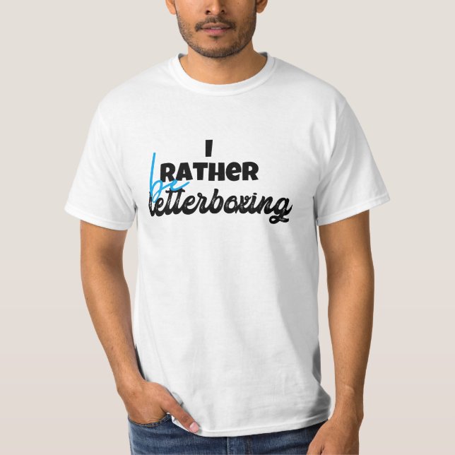 Camiseta I rather be letterboxing (Frente)