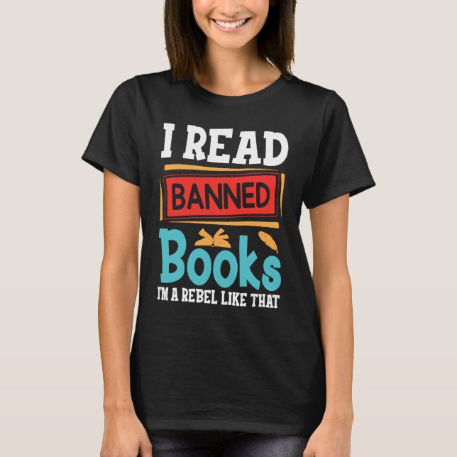 Camiseta i Read Banned Books I'm With The Banned  Book Read (Frente)