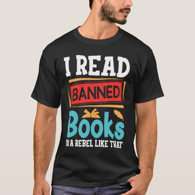 Camiseta i Read Banned Books I'm With The Banned  Book Read (Frente)